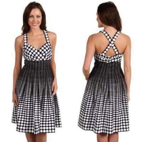 Calvin Klein Surplice Fit & Flare Midi Dress - Picture 5 of 7